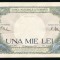 u575 ROMANIA 1000 lei 1941 aUNC doar un pliu orizontal slab