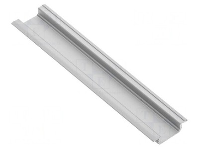 Profil Aluminiu &amp;Icirc;ncastrat pentru Module LED 1m Argintiu foto