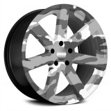 Folie decorativa jante auto set 4 bucati, print ecosolvent oracal, autoadeziva, diametru 60 cm, model sport fjt-24
