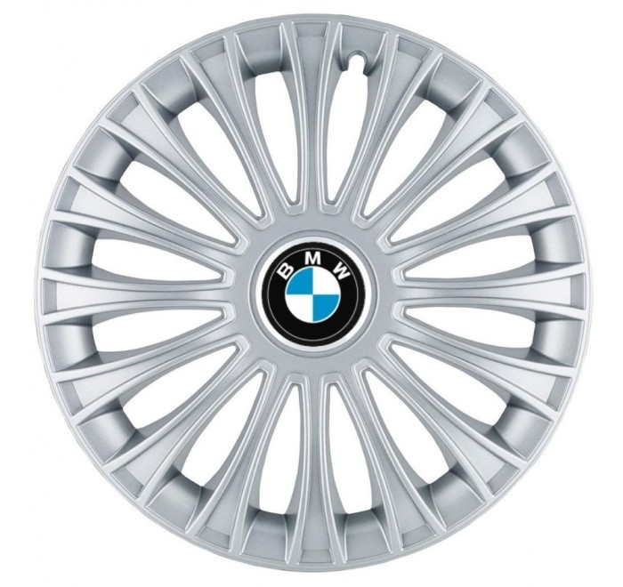 Set 4 Capace Roti, potrivite jantelor de R14, pentru BMW, model dino cromat