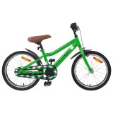 vidaXL Bicicletă pentru Copii 18 Inci pentru 5-7 ani Verde 42009478