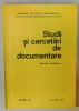 STUDII SI CERCETARI DE DOCUMENTARE , EDUCATIE - INVATAMANT , nr. 1 -2 , 1986