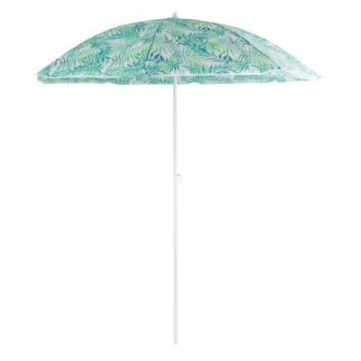 Umbrela plaja, Strend Pro, model frunze, verde, 180 cm foto