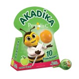 Acadele Akadika Propolis C cu Mere Verzi 10 bucati Fiterman, Fiterman Pharma