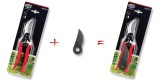 Pachet PROMO Foarfeca profesionala FELCO 2 + Lama 2/3 Black F-Tech