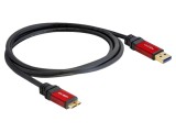 Cablu USB A la USB B Micro Aurit 2m Negru 24AWG/28AWG DELOCK 82761