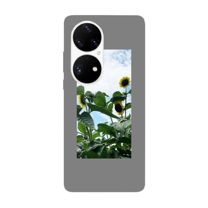 Husa compatibila cu Huawei Nova Y70 model Sunflower, Silicon, TPU, Viceversa