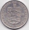 Guernsey 25 pence 1978 royal visit REPRODUCERE AG, Europa, Argint