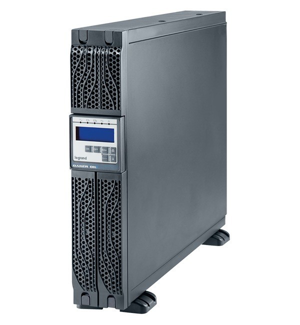 UPS LEGRAND, &quot;DAKER DK +&quot;, Online cu sinusoida pura, tower, rack, 2000VA/1800W, AVR, IEC x 6, 6 x baterie 12V/7.2Ah, display LCD, back-up 21 - 30 min.