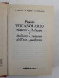 PICCOLO VOCABOLARIO ROMENO - ITALIANO E ITALIANO - ROMENO DELL &#039; USO MODERNO di A. BALACI ..G. PETRONIO , 1990