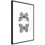 Cumpara ieftin Poster - Butterfly Collection I, cu Ramă neagră, 20x30 cm