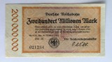 Bancnota Germania - 200000000 Mark 1923 - Rara