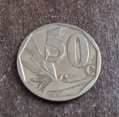 C50 - Moneda foarte veche - 50 centi - Africa de Sud - 2007 foto