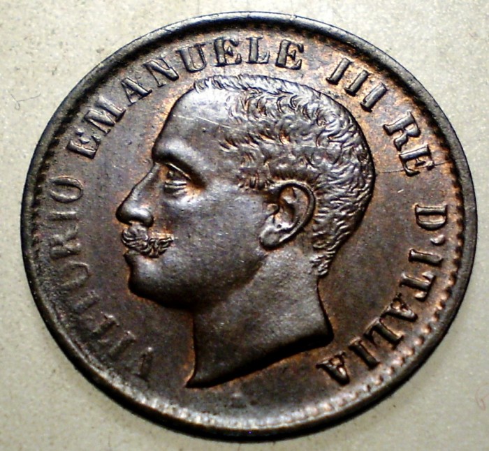 E.041 ITALIA VITTORIO EMANUELE III 1 CENTESIMO 1904 R XF