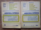 Lot de 6 Reviste de Medicină Internă, Neurologie, Psihiatrie Neurochirurgie, Dermato-Venerologie, 1980