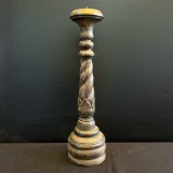 Suport lum&acirc;nare din lemn - 40 cm Indonezia