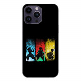 Husa compatibila cu Apple iPhone 15 Pro Max Silicon Gel Tpu Model Demon Slayer Team