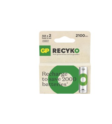 Set 2 baterii reincarcabile AA / R6 Ni-MH GP ReCyko 2100mAh foto