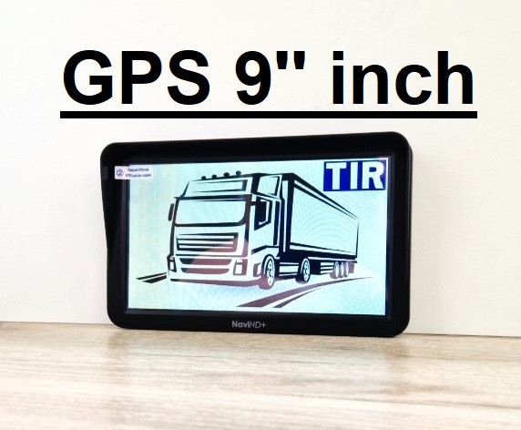 Navigatie GPS - 9&quot; HD,Truck,TIR,Camion,Model 2024,Auto,8GB,NOU,Garantie 2 ani