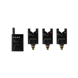 Set Avertizori Pescuit Wireless Delphin Minor 3+1, Statie, Valigeta Transport, LED, Volum Reglabil, Rezistent Apa