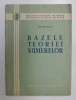 BAZELE TEORIEI NUMERELOR de EUGEN RUSU , 1953