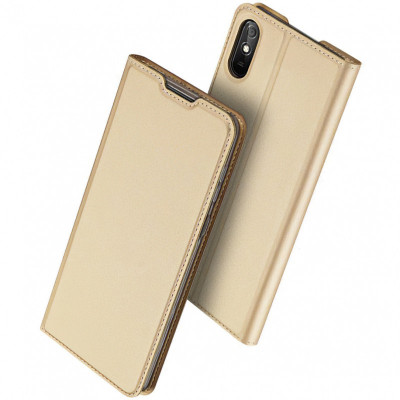 Husa Poliuretan DUX DUCIS Skin Pro pentru Xiaomi Redmi 9A, Aurie foto