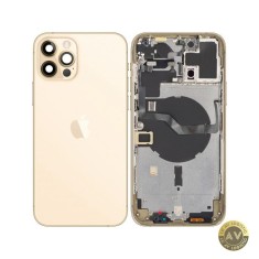 Capac Baterie Apple iPhone 12 Pro Max Cu Carcasa Mijloc Auriu Swap