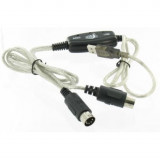 Cablu MIDI, USB - MIDI Keyboard Interface Converter Cable