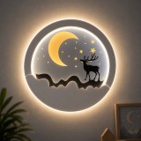 Aplica LED NOCTRA 44W pentru perete, 3 tipuri de lumina, negru