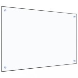 Panou antistropi bucatarie transparent 90x60 cm sticla securiz. GartenMobel Dekor, vidaXL