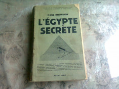 L&amp;#039;EGYPTE SECRETE - PAUL BRUNTON foto