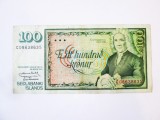 Islanda 100 Kronur 1961,bancnota din imagini la cel mai mic pret(mai putin de jumatate)