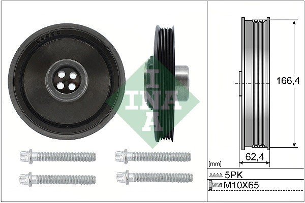 INA 544 0171 20 Set fulie, arbore cotit