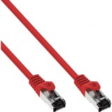 Cablu de retea RJ45 S/FTP PiMF Cat.8.1 LSOH 5m Rosu, InLine IL78805R
