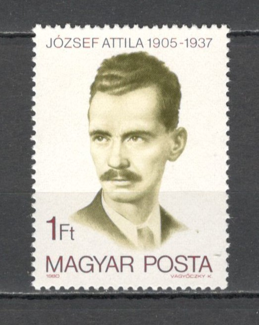 Ungaria.1980 75 ani nastere A.Jozef-poet XU.304