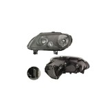Far VW Caddy 3/Life 03.2004-06.2010, Touran (1T) 05.2004-12.2006 TYC partea Stanga, tip bec H1+H7, culoare negru, far tip Visteon