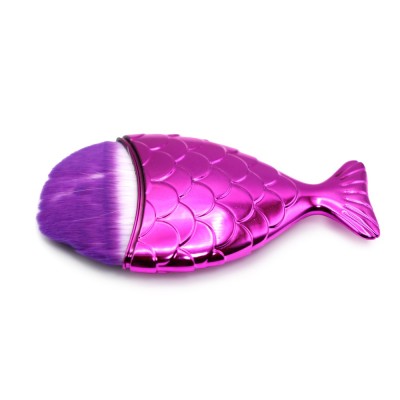 Perie deprăfuit, formă de pește, mini, roz foto