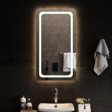 vidaXL Oglinda de baie cu LED, 50x90 cm