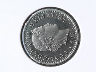 20 Rappen 1991, Elvetia - G 4539 foto
