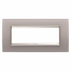 Rama Ornament 6M sticla LUX Gewiss Chorus gri perlat GW16206GP