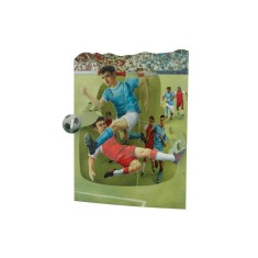 Felicitare 3D Swing Cards, Soccer