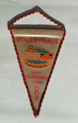 M3 C7B - Tematica sport - volei - Campionatul mondial - DDR - Germania 1969 foto