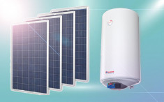 Sistem Fotovoltaic Complet Pentru Apa Calda Menajera 2-3 persoane foto