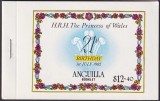 Anguilla 1982 - Prințesa Diana, carnet filatelic neuzat