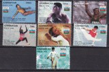 Azerbaijan 1996 sport olimpiada campioni NADIA MI 289-295 MNH