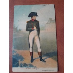 Napoleon Bomaparte, reproducere dupa o lucrare de la Veraiiles, tip carte postala
