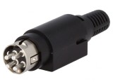 Mufă Alimentare DC R7B Tată PIN 4 Lipire 6.5mm