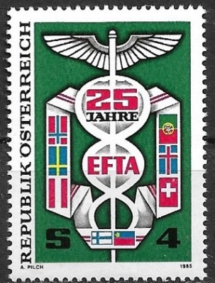 B2731- Austria 1985 - EFTA neuzat,perfecta stare foto