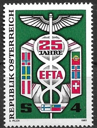 B2731- Austria 1985 - EFTA neuzat,perfecta stare