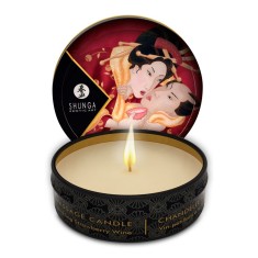 Lumanare pentru masaj erotic MASSAGE CANDLE STRAWBERRY 30 ML